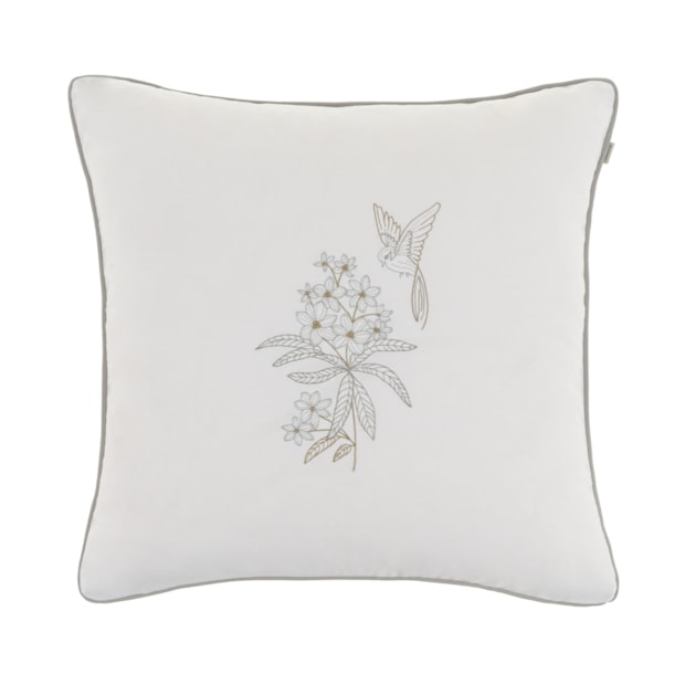 Jogo de Cama Casal Karsten Brenda 100% Algodão Fio Penteado Percal 200 Fios c/ Capa de Almofada (5 Peças)