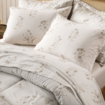 Jogo de Cama Casal Karsten Corinne 100% Algodão 160 Fios (4 Peças)