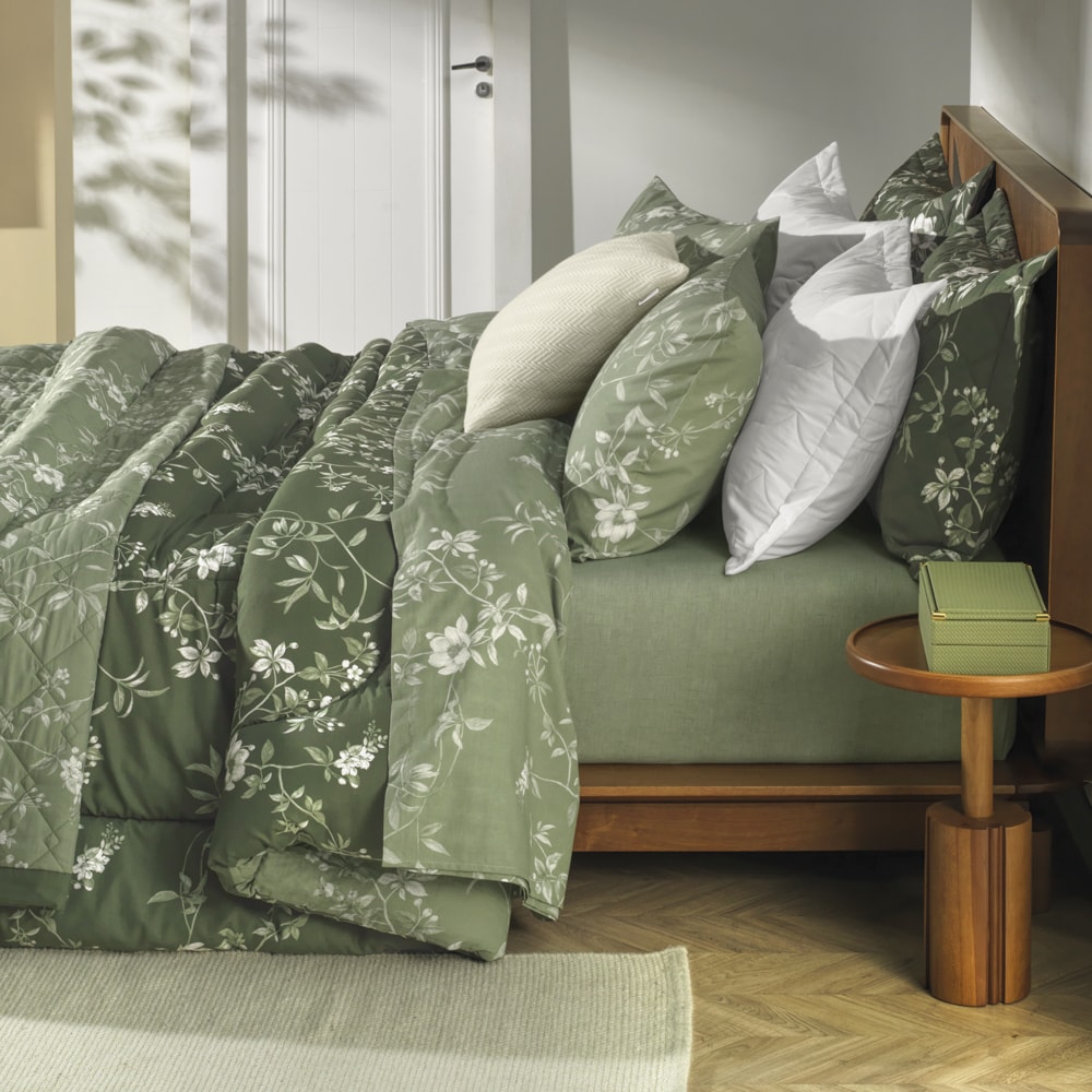 Jogo de Cama Casal Karsten Marcella 100% Algodão 160 Fios (4 Peças)