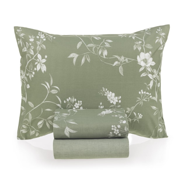 Jogo de Cama Casal Karsten Marcella 100% Algodão 160 Fios (4 Peças)