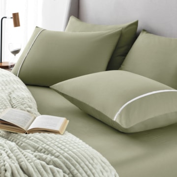 Jogo De Cama Casal Karsten Noah 100% Algodão Fio Penteado 160 Fios (3 Peças)