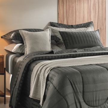 Jogo de Cama Casal Karsten Tales 100% Algodão 160 Fios (4 Peças)