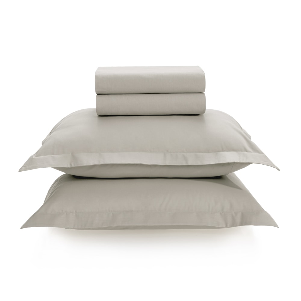 Jogo de Cama Casal Karsten Tom 100% Algodão Fio Penteado Percal 200 Fios (4 Peças)