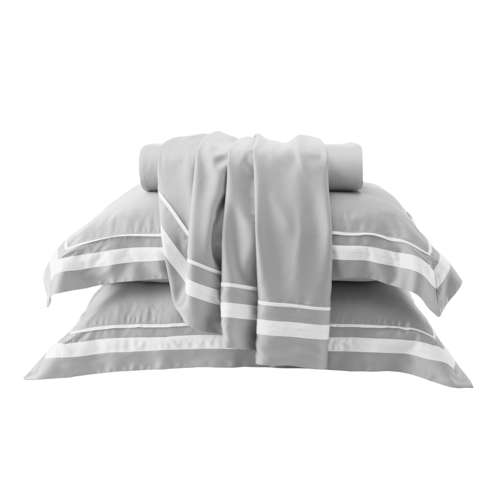 Jogo de Cama Casal Ravello 100% Bambu 300 Fios (4 Peças)