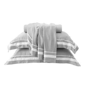 Jogo de Cama Casal Ravello 100% Bambu 300 Fios (4 Peças)