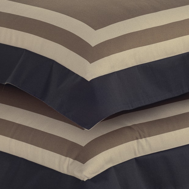 Jogo de Cama Casal Trussardi Travertino 100% Algodão Egípcio Cetim 300 Fios (4 Peças)
