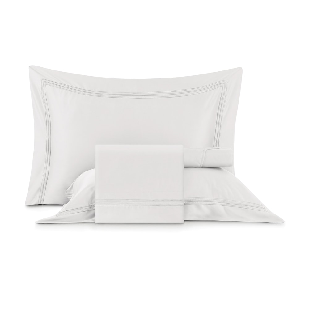 Jogo de Cama King Size Altenburg Essenza Bordado 100% Bambu 300 Fios (4 Peças)