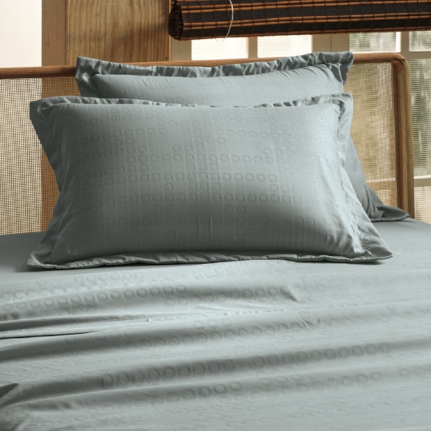 Jogo de Cama King Size Altenburg Loop Toque Acetinado (4 Peças)