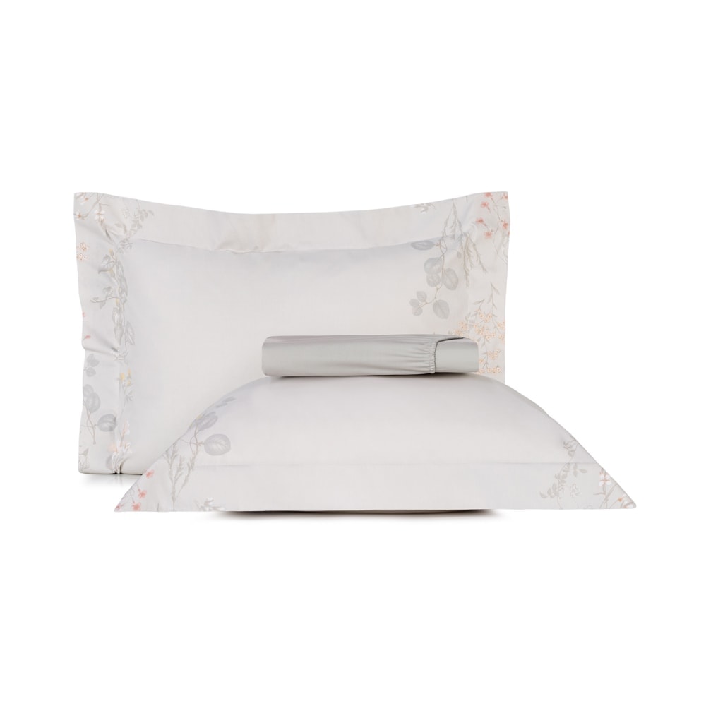 Jogo de Cama King Size Altenburg Lux Chloe 100% Algodão Percal 200 Fios (4 Peças)