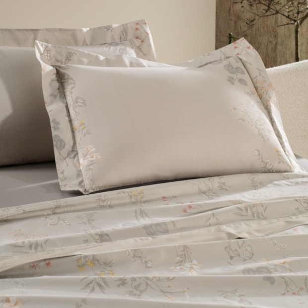 Jogo de Cama King Size Altenburg Lux Chloe 100% Algodão Percal 200 Fios (4 Peças)