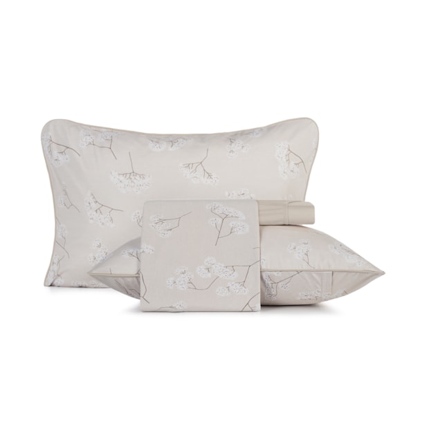 Jogo de Cama King Size Altenburg Pampa Malha Fio Penteado 100% Algodão (4 Peças)