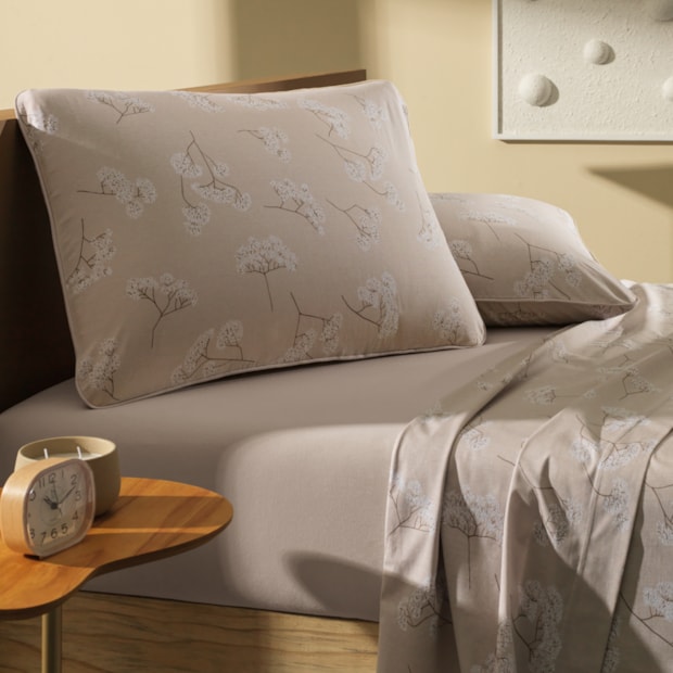 Jogo de Cama King Size Altenburg Pampa Malha Fio Penteado 100% Algodão (4 Peças)