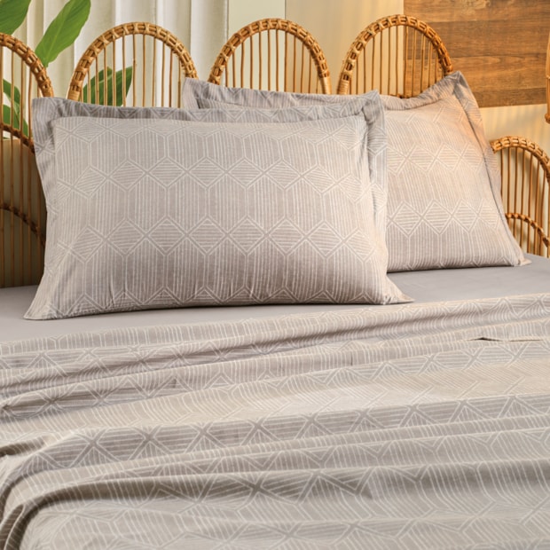 Jogo de Cama King Size Altenburg Reflexo Toque Acetinado (4 Peças)