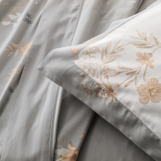 Jogo de Cama King Size Altenburg Sublime Flor de Lírio 100% Algodão Cetim 300 Fios (4 Peças)