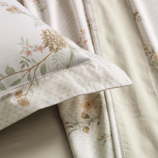 Jogo de Cama King Size Altenburg Sublime Floraline 100% Algodão Cetim 300 Fios (4 Peças)