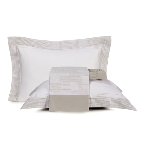 Jogo de Cama King Size Altenburg Sublime Padronê 100% Algodão Cetim 300 Fios (4 Peças)