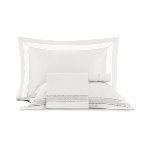 Jogo de Cama King Size Altenburg Unitá Bordado 100% Bambu 300 Fios (4 Peças)