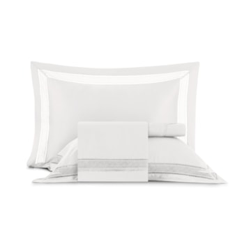 Jogo de Cama King Size Altenburg Unitá Bordado 100% Bambu 300 Fios (4 Peças)