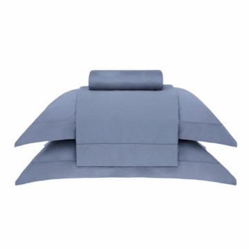 Jogo de Cama King Size Buddemeyer Bud Vision New Colors 100% Algodão Fio Penteado Cetim 300 Fios (4 Peças)