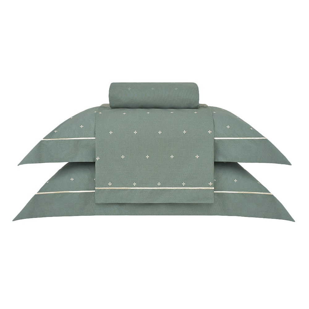 Jogo de Cama King Size Buddemeyer Gran Percal Bellagio 100% Algodão Fio Penteado 200 Fios (4 Peças)