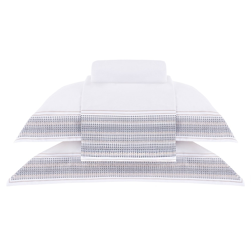 Jogo de Cama King Size Buddemeyer Gran Percal Bourbon 100% Algodão 200 Fios (4 Peças)