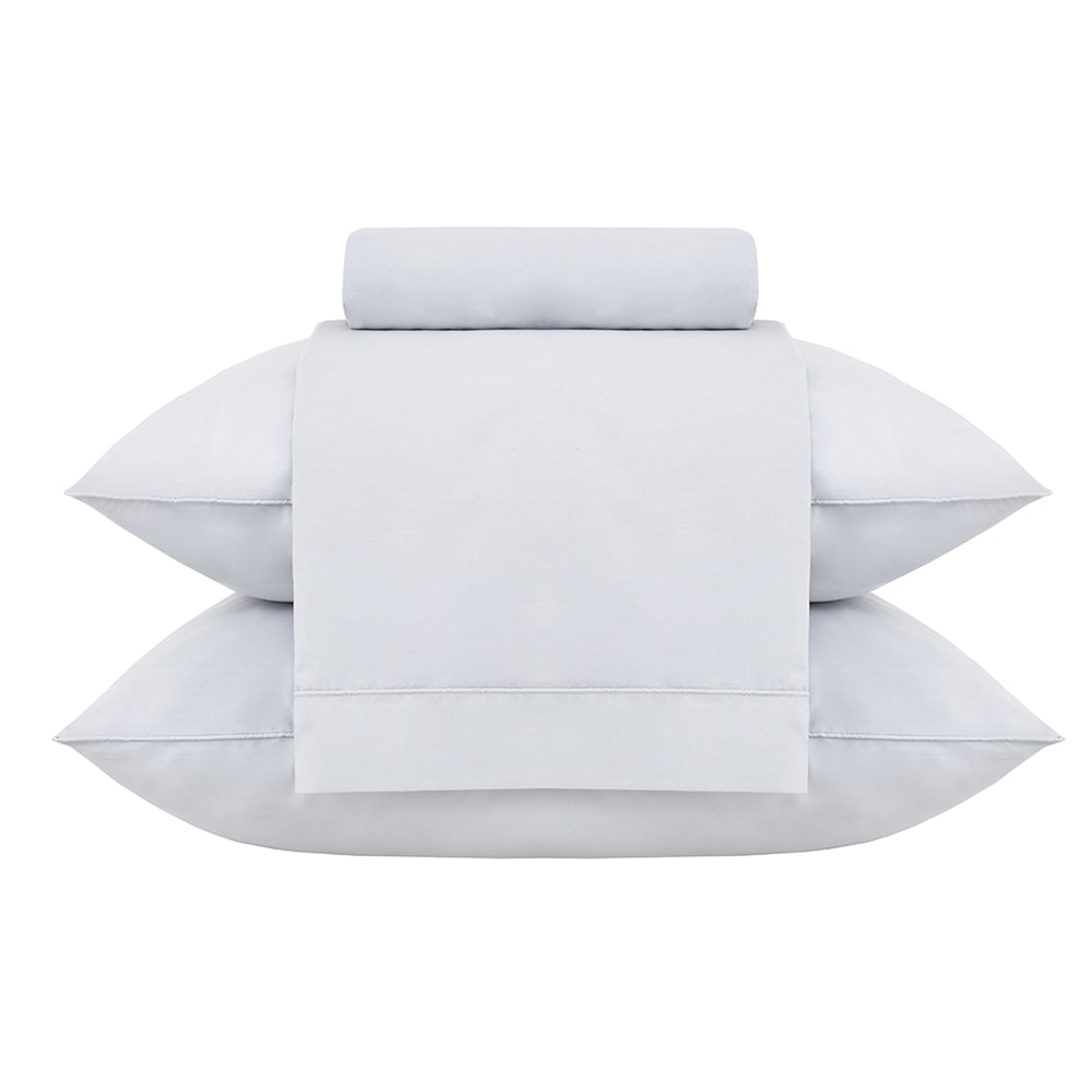 Jogo de Cama King Size Buddemeyer Gran Percal Classic 100% Algodão Fio Penteado 200 Fios (4 Peças)