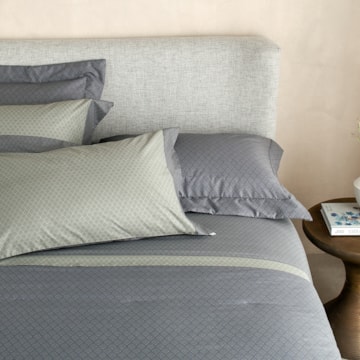 Jogo de Cama King Size Buddemeyer Gran Percal Gavin 100% Algodão 200 Fios  (4 Peças)