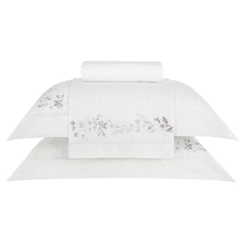 Jogo de Cama King Size Buddemeyer Gran Percal Manila 100% Algodão 200 Fios (4 Peças)