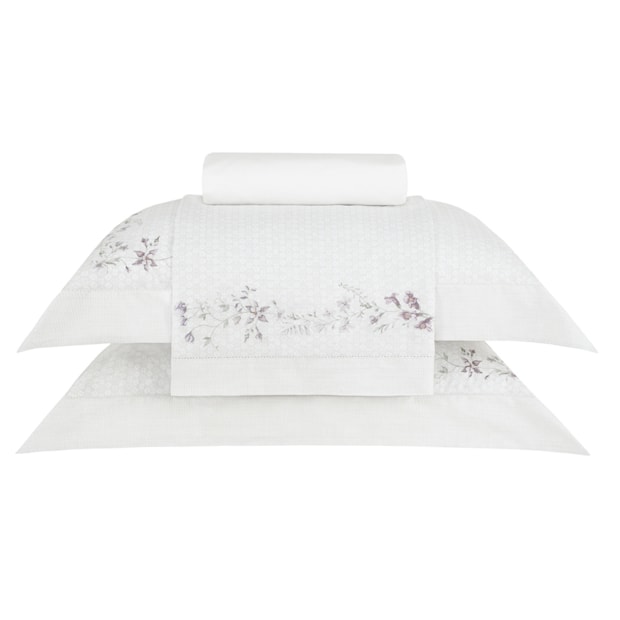 Jogo de Cama King Size Buddemeyer Gran Percal Manila 100% Algodão 200 Fios (4 Peças)