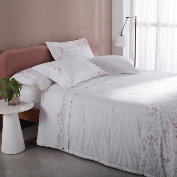 Jogo de Cama King Size Buddemeyer Gran Percal Manila 100% Algodão 200 Fios (4 Peças)