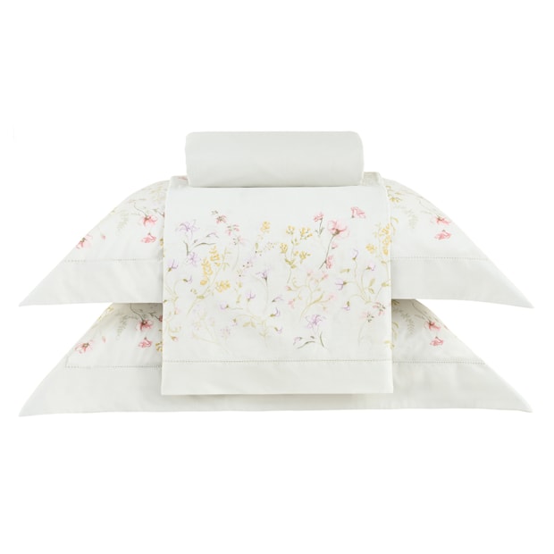 Jogo de Cama King Size Buddemeyer Gran Percal Secret Garden 100% Algodão 200 Fios (4 Peças)