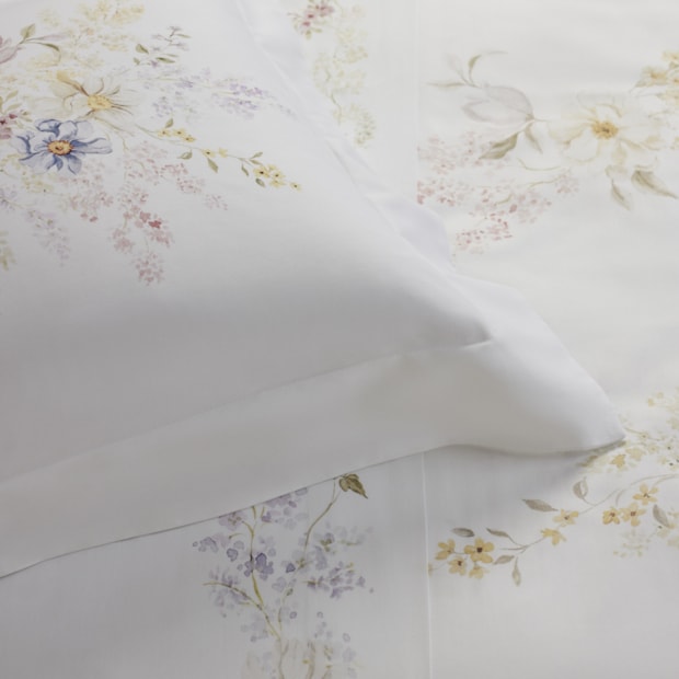 Jogo de Cama King Size Buddemeyer Luxus Catalina 100% Algodão Fio Penteado 400 Fios (4 Peças)