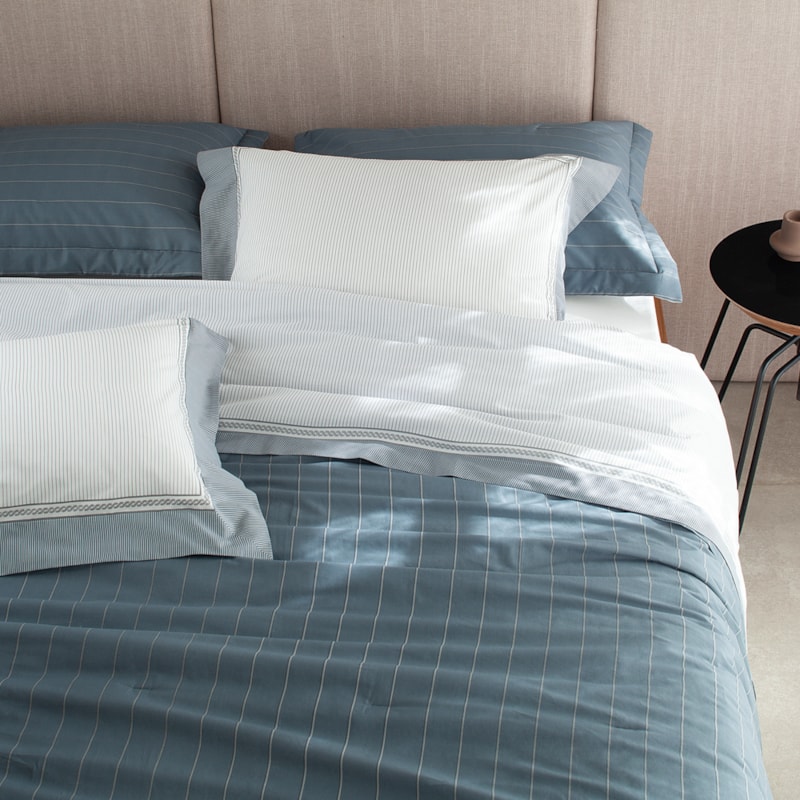 Jogo de Cama King Size Buddemeyer Percalle Milano 100% Algodão 180 Fio