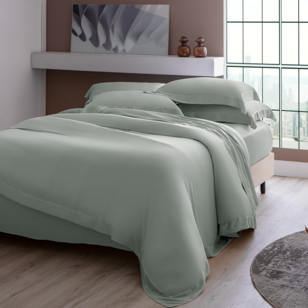 Jogo de Cama King Size Kacyumara Bali 100% Bambu 400 Fios (4 Peças)