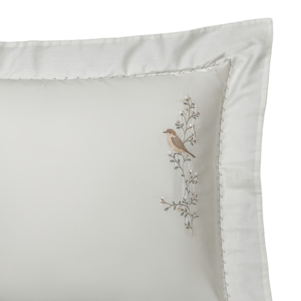 Jogo de Cama King Size Kacyumara Casa K Aviore Bordado 100% Algodão Egípcio Cetim 300 Fios (4 Peças)