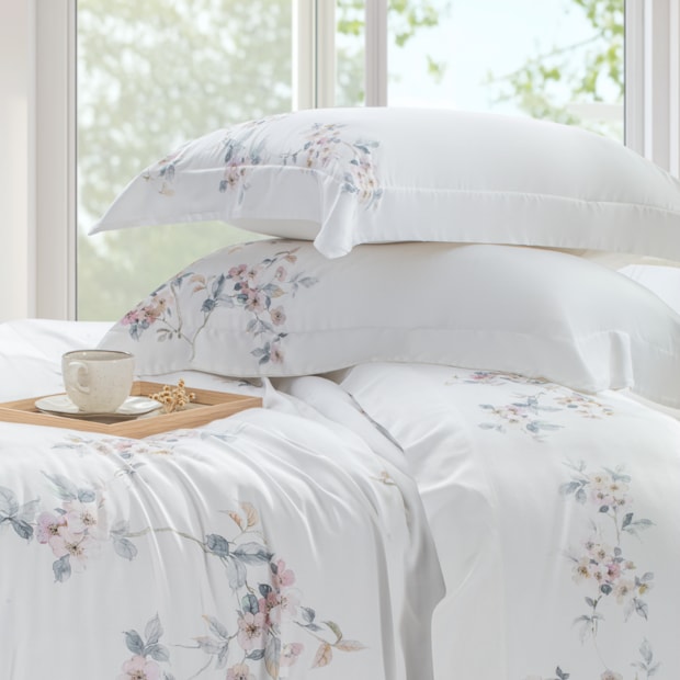 Jogo de Cama King Size Kacyumara Casa K Bali Antonella 100% Bambu 400 Fios (4 Peças)