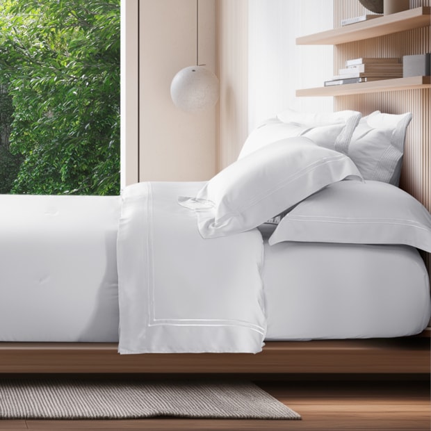 Jogo de Cama King Size Kacyumara Casa K Bali Duo 100% Bambu 400 Fios (4 Peças)