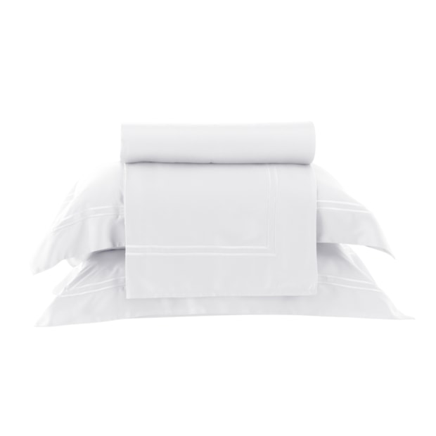 Jogo de Cama King Size Kacyumara Casa K Bali Duo 100% Bambu 400 Fios (4 Peças)