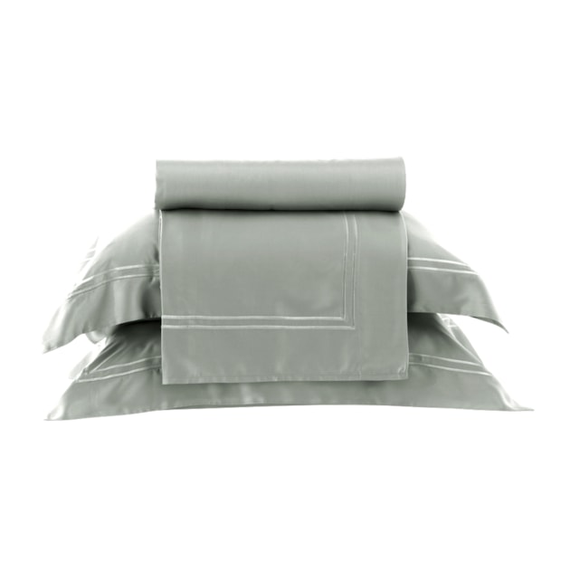 Jogo de Cama King Size Kacyumara Casa K Bali Duo 100% Bambu 400 Fios (4 Peças)