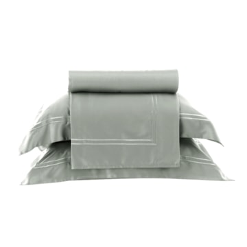 Jogo de Cama King Size Kacyumara Casa K Bali Duo 100% Bambu 400 Fios (4 Peças)