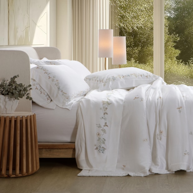 Jogo de Cama King Size Kacyumara Casa K Bali Gardene 100% Bambu 400 Fios (4 Peças)