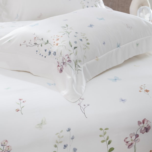 Jogo de Cama King Size Kacyumara Casa K Bali Lumiere 100% Bambu 400 Fios (4 Peças)