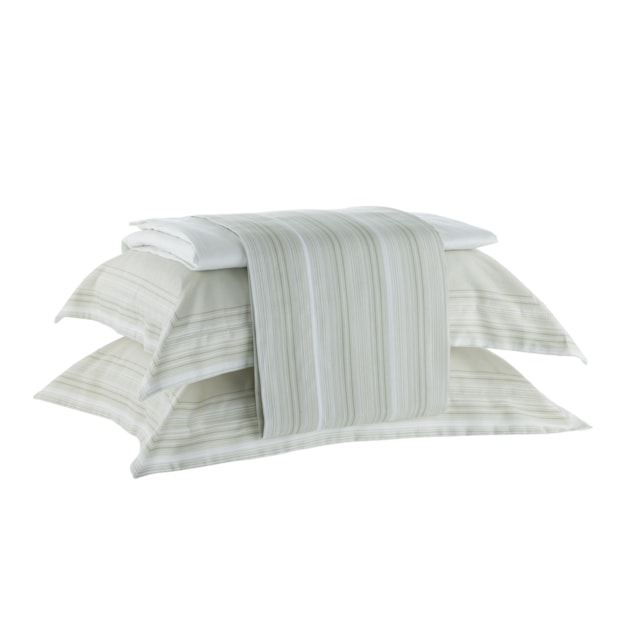 Jogo de Cama King Size Kacyumara Casa K Satinée Nion 100% Algodão Egípcio Cetim 300 Fios (4 Peças)