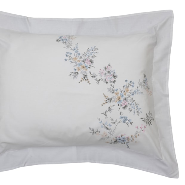 Jogo de Cama King Size Kacyumara Casa K Vida Bela Marceli 100% Algodão Egípcio Percal 200 Fios (4 Peças)