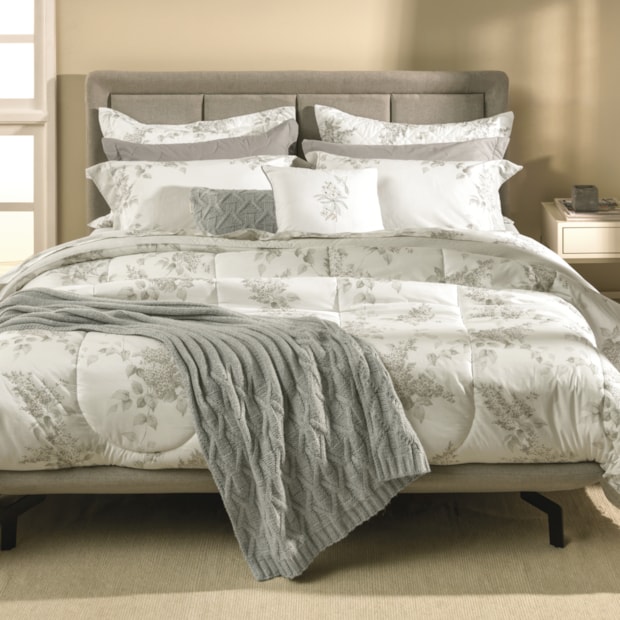 Jogo de Cama King Size Karsten Brenda 100% Algodão Fio Penteado Percal 200 Fios c/ Capa de Almofada (5 Peças)