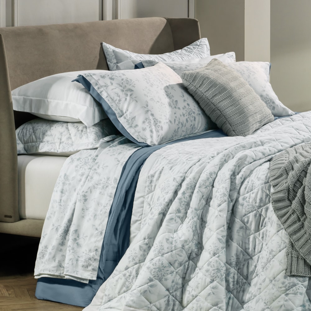 Jogo de Cama King Size Karsten Ellie 100% Algodão Egípcio Fio Penteado Cetim 300 Fios (4 Peças)