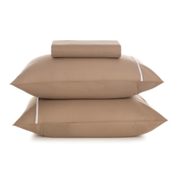 Jogo De Cama King Size Karsten Noah 100% Algodão Fio Penteado 160 Fios (3 Peças)