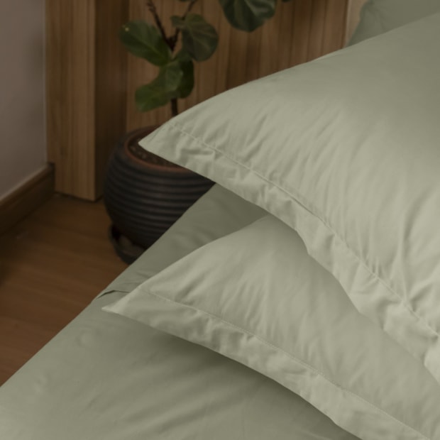 Jogo de Cama King Size Karsten Tom 100% Algodão Fio Penteado Percal 200 Fios (4 Peças)