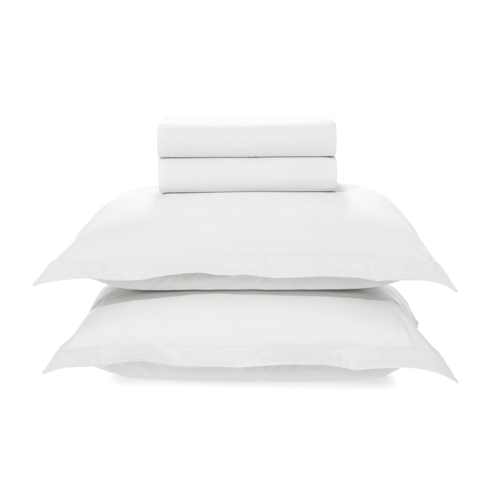 Jogo de Cama King Size Karsten Tom 100% Algodão Fio Penteado Percal 200 Fios (4 Peças)