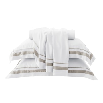 Jogo de Cama King Size Ravello 100% Bambu 300 Fios (4 Peças)